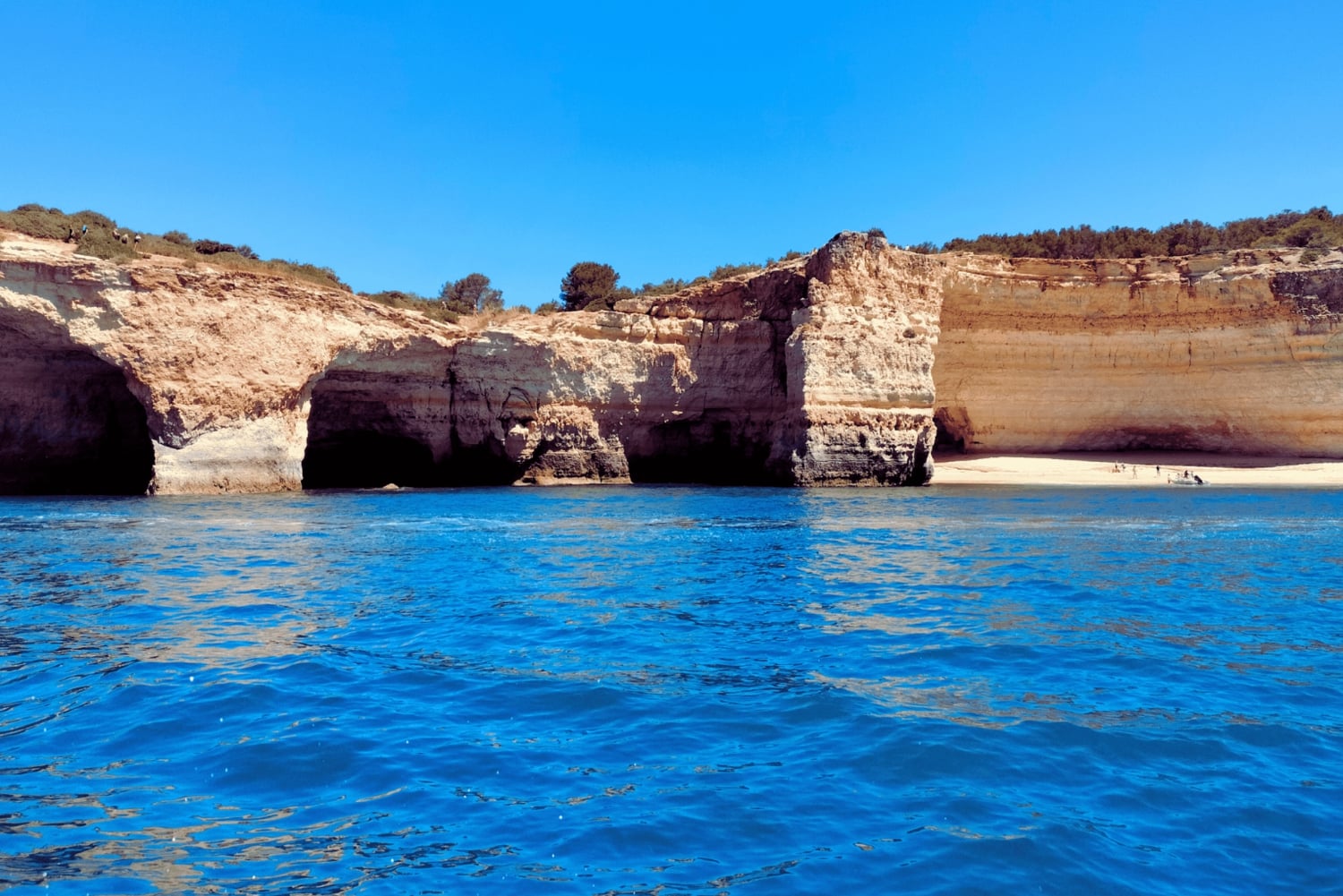 Privat bådtur til Benagil & Praia da Marinha - svømmetur