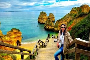 Private guided tour to Algarve,Benagil cave from Lisbon