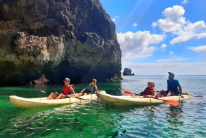 Raposeira: Guided Kayak Tour and Praia da Ingrina Caves