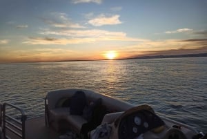 Excursion romantique au coucher du soleil dans la Ria Formosa depuis Faro