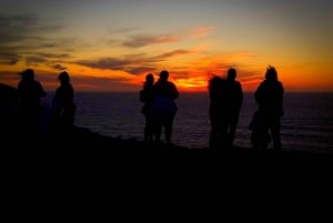 Depuis Lagos : Sagres au coucher du soleil