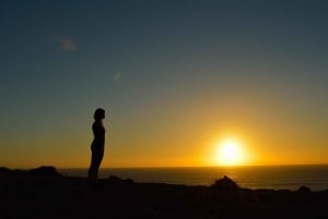 Depuis Lagos : Sagres au coucher du soleil