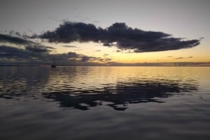 Sunset on a Classic boat in Ria Formosa Olhão, drinks&music.