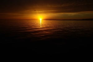 Sunset on a Classic boat in Ria Formosa Olhão, drinks&music.