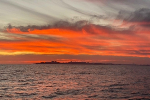 Zonsondergang op een luxe zeiljacht - Lagos - Algarve