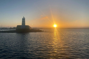 Zonsondergang op een luxe zeiljacht - Lagos - Algarve