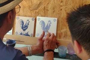 Tile painting workshop in the Algarve