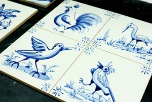 Taller de pintura de azulejos en el Algarve