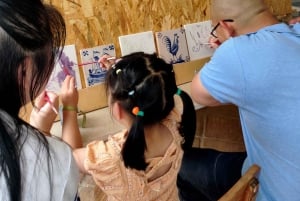 Tile painting workshop in the Algarve