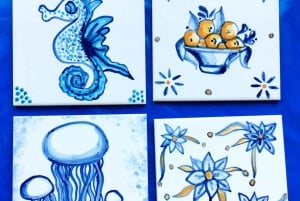 Tile painting workshop in the Algarve