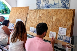Tile painting workshop in the Algarve