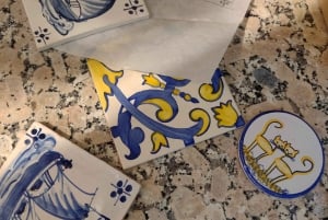 Tile painting workshop in the Algarve