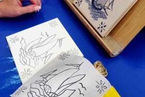 Tile painting workshop in the Algarve