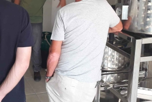 Tour of a craft brewery with tasting