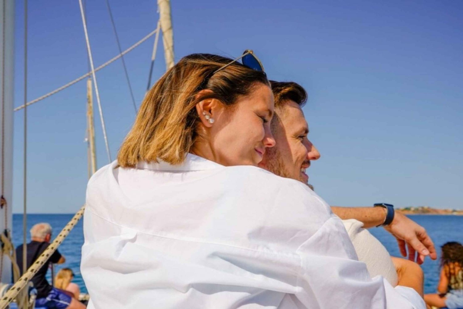 Vilamoura: Passeio de 2 horas em barco a vela no Algarve