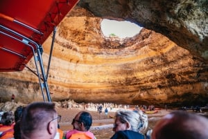 Vilamoura : Tour en bateau de la grotte de Benagil avec entrée