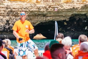 Vilamoura : Tour en bateau de la grotte de Benagil avec entrée