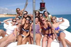 Vilamoura: Bootstour zur Höhle von Benagil mit Barbecue am Strand und Kajak