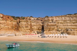 Vilamoura: Guided Sightseeing Cruise with Beach BBQ & Drinks