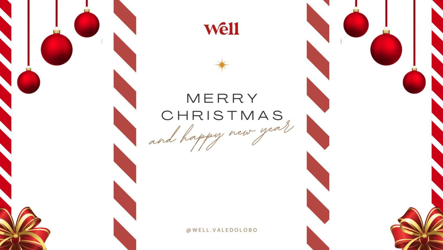 Christmas Menus  for groups at WELL Vale do Lobo