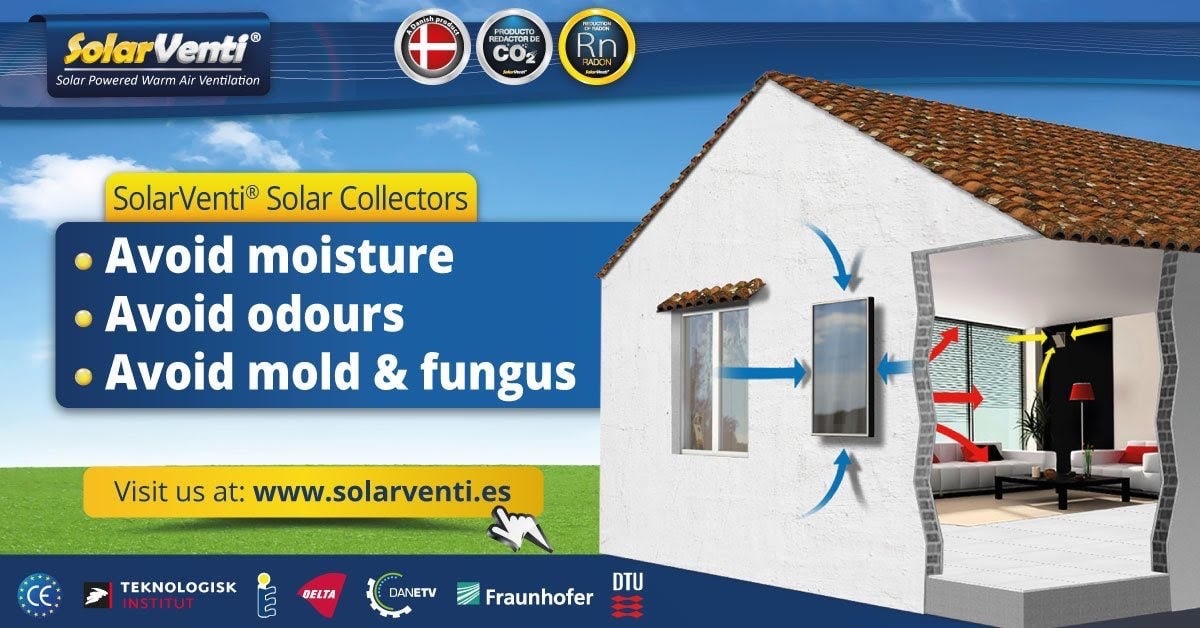 Discount on SolarVenti Panels at Eurocooling