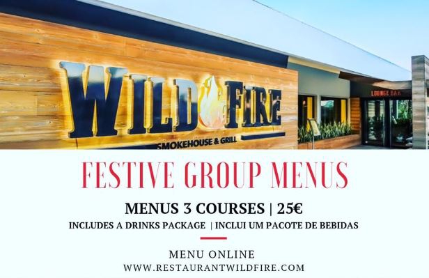 Festive Menu at Wild Fire