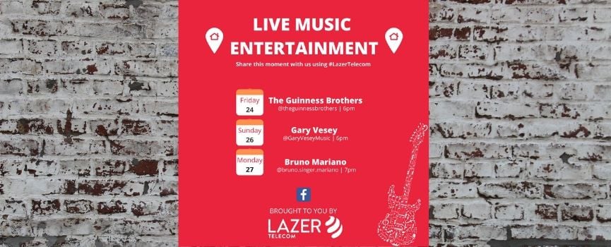 Live Music, brought to you by Lazer Telecom