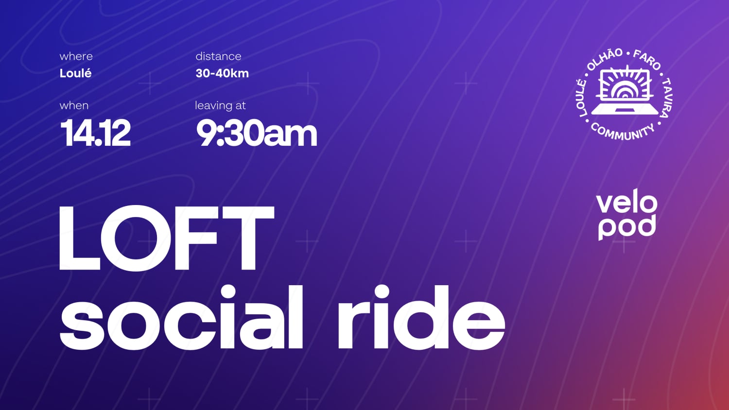 LOFT X Velopod - Polkupyöräilyretki