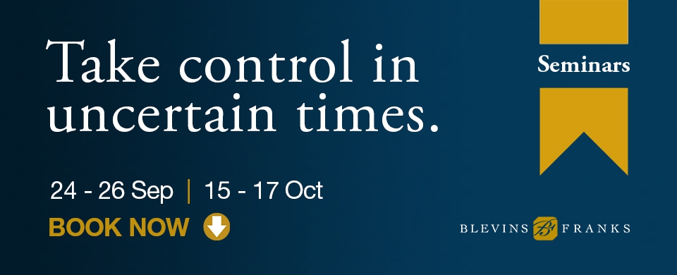 Seminar: Take Control in Uncertain Times