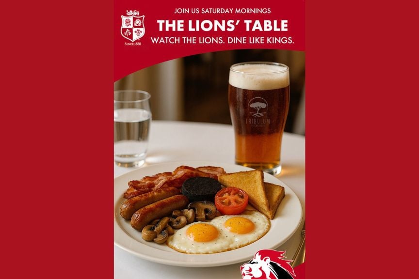 Watch Lions Rugby 2025 at Tribulum