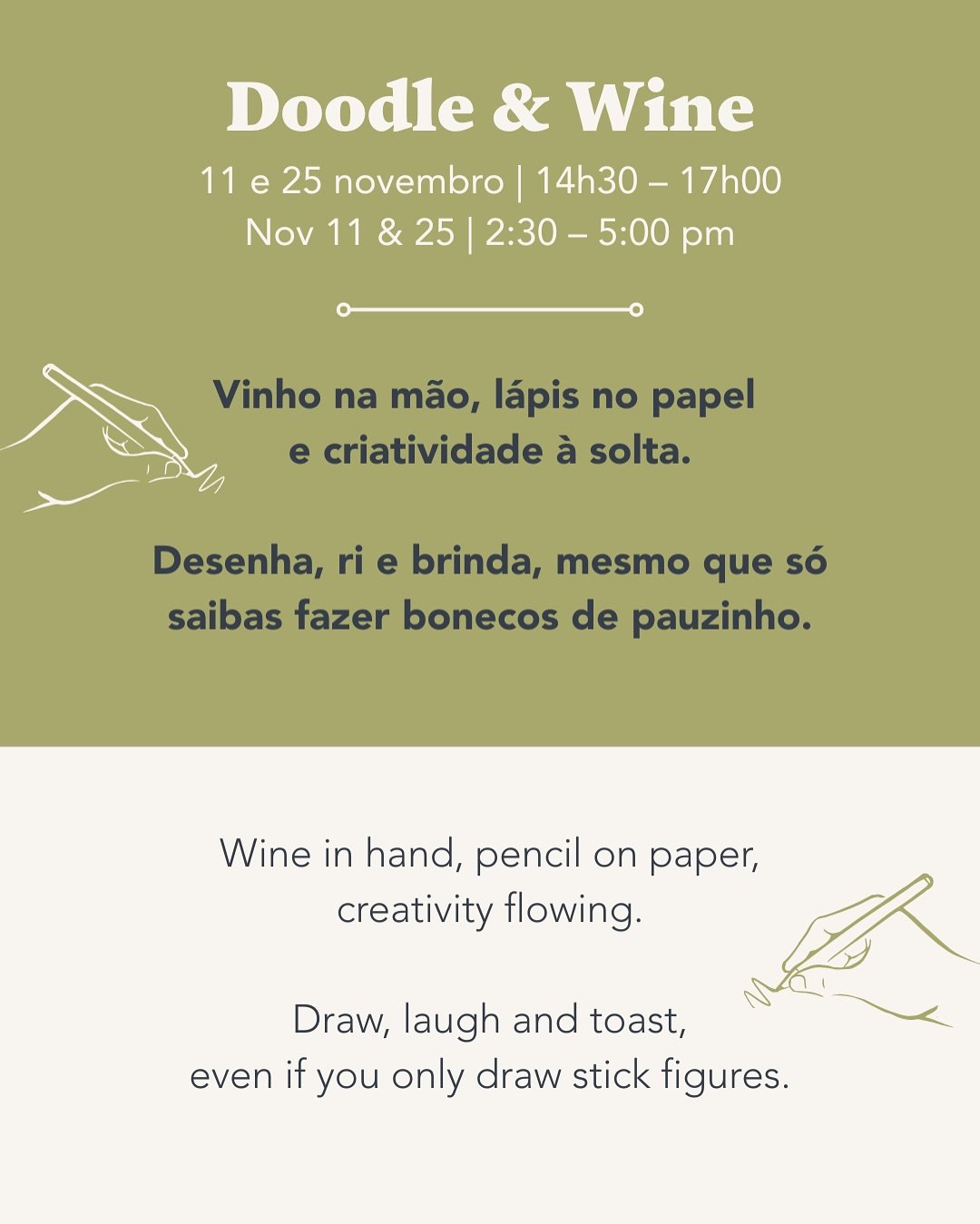 Workshop Doodle & Wine