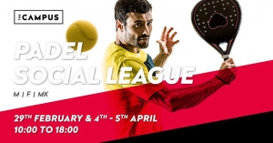 1st Padel Social League: All Levels - April, at The Campus