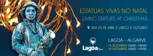 Living Christmas Statues in Lagoa