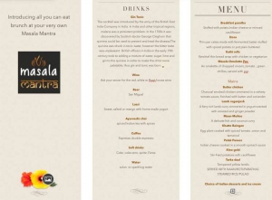 All You Can Eat Brunch at Masala Mantra