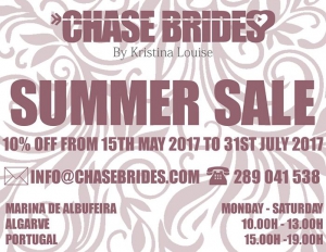 Chase Brides Summer Sale