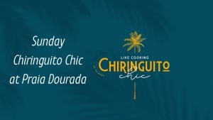 Niedzielny Chiringuito Chic na plaży Praia Dourada