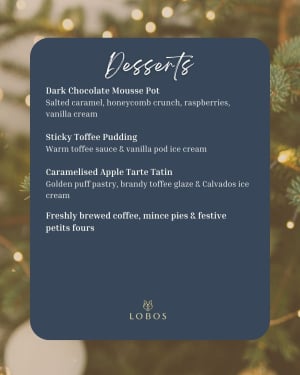 Christmas at Lobos Restaurant