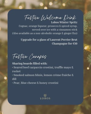 Christmas at Lobos Restaurant