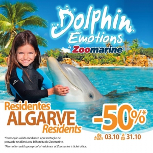 Dolphin Emotions at Zoomarine - Discount for Algarve Residents