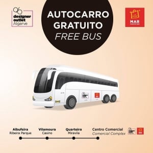 Free Bus to Designer Outlet Algarve and MAR Shopping Algarve