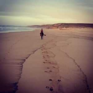 Horse Riding Beach Sunset Sunrise