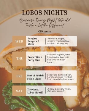 Lobos Theme Nights
