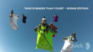 Mine is Bigger Than Yours - Wingsuit Skydiving