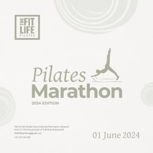 Maratona de Pilates pelo Estúdio de Pilates The Fit Life