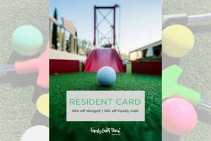 Residents' Discount Card at Family Golf Park