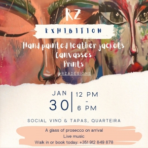 RZ art exhibition at Social. Wine & Petiscos