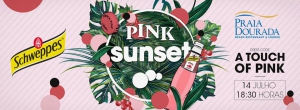 Schweppes Pink Sunset at Praia Dourada