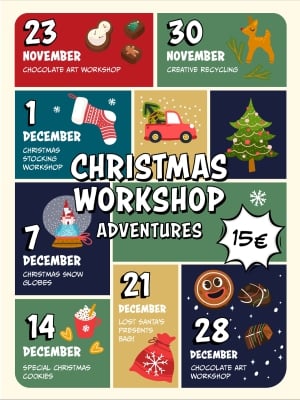 Smile Park Christmas Workshops for kids