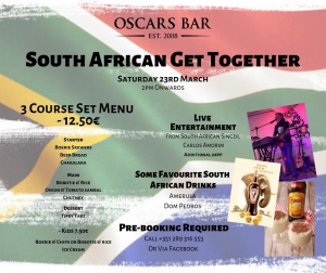 South African Get Together at Oscars Bar