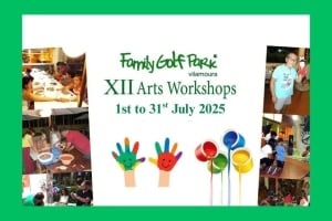 Sommerkunstworkshops im Family Golf Park